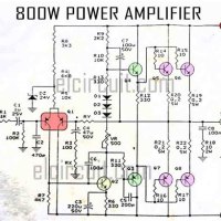 5000 Watts Power Amplifier Circuit Diagram