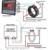 Digital Ac Ampere Meter Circuit Diagram