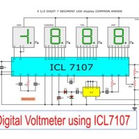 Digital Voltmeter Circuit Diagram