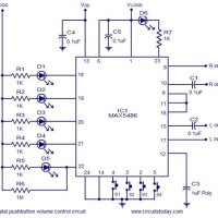 Digital Volume Control Circuit Diagram