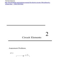 Electric Circuits 10th Edition Solutions Manual Pdf