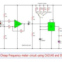 Frequency Meter Circuit Diagram
