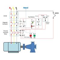 Get Wiring Diagram Panel Pompa Submersible 1 Phase Png