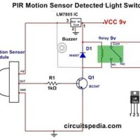 Motion Sensor Alarm Circuit Diagram