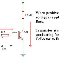 Npn Transistor As A Switch Circuit Diagram