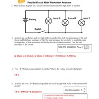 Parallel Circuit Word Problems And Solutions