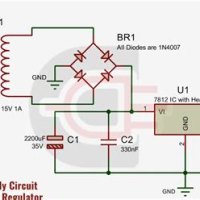 Power Supply Circuit Diagram Using 7812