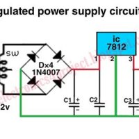 Regulated Power Supply Schematic Diagram