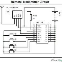 Rf Transmitter And Receiver Circuit Diagram