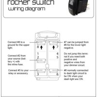 Rocker Switch Wiring Diagram 5 Pin