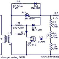 Scr Battery Charger Circuit Diagram