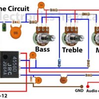 Simple Bass Treble Circuit Diagram