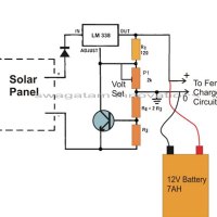 Solar Battery Charger Circuit Diagram