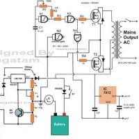 Solar Power Inverter Circuit Diagram