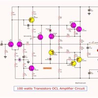 Transistor Audio Power Amplifier Schematic Diagram