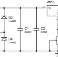 Variable Power Supply Circuit Diagram Using Lm317
