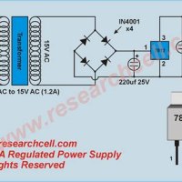 Voltage Regulator Circuit Diagram Ac